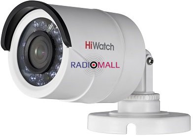 Камера видеонаблюдения Hikvision HiWatch DS-T200 (B) 3.6-3.6мм HD-CVI HD-TVI цветная корп.:белый Камера видеонаблюдения Hikvision HiWatch DS-T200 (B) 3.6-3.6мм HD-CVI HD-TVI цветная корп.:белый