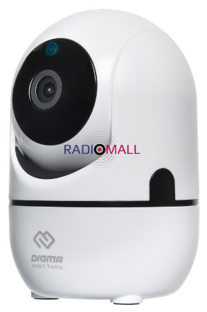 Видеокамера IP Digma DiVision 201 2.8-2.8мм цветная корп.:белый