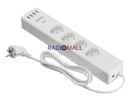 Сетевой фильтр дистанционное вкл/выкл приборов Digma DiPlug Strip 40