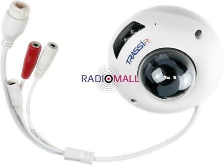 Видеокамера IP Trassir TR-D4121IR1 3.6-3.6мм цветная корп.:белый