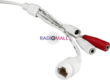 Видеокамера IP Trassir TR-D4121IR1 3.6-3.6мм цветная корп.:белый