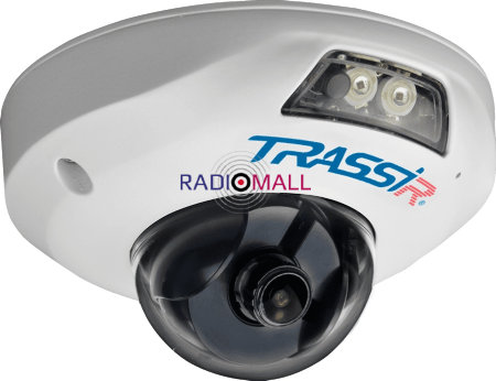 Видеокамера IP Trassir TR-D4121IR1 3.6-3.6мм цветная корп.:белый